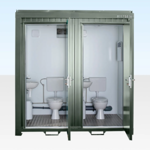 1+1 Double Mains Toilet 8ft x 5ft | Mains Connected