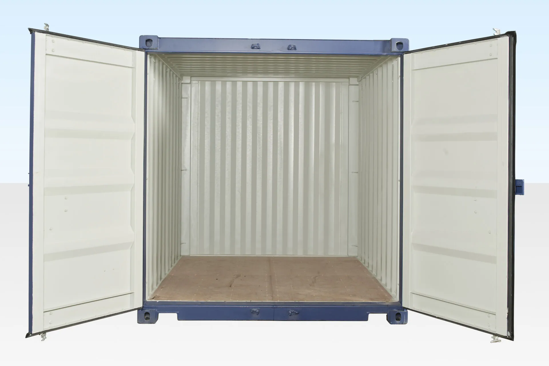 10ft X 8ft Shipping Container – Blue | Delivered United States - Image 4