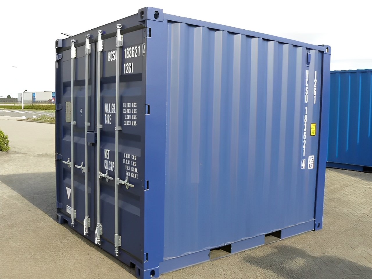 10ft X 8ft Shipping Container – Blue | Delivered United States