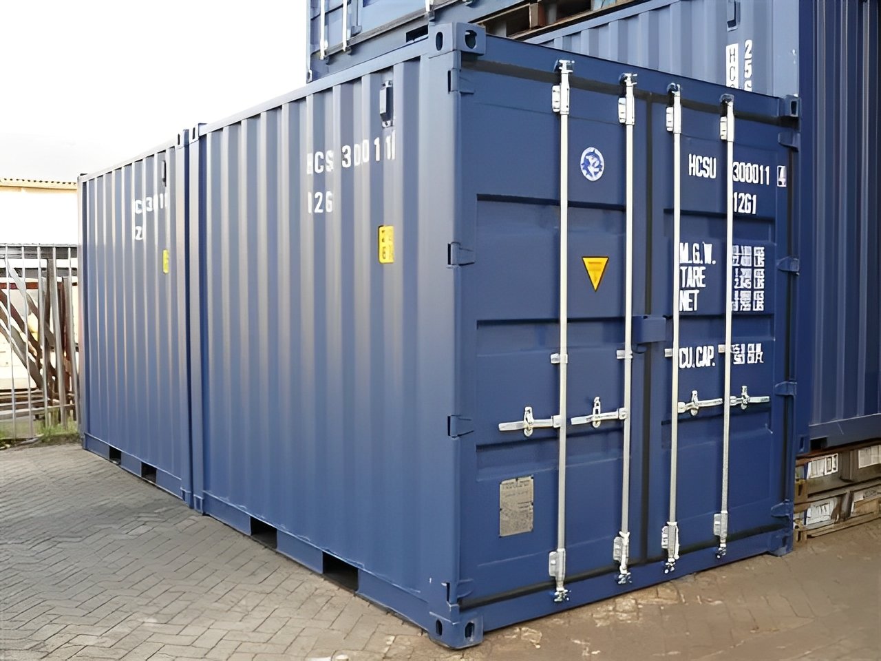 10ft X 8ft Shipping Container – Blue | Delivered United States - Image 3