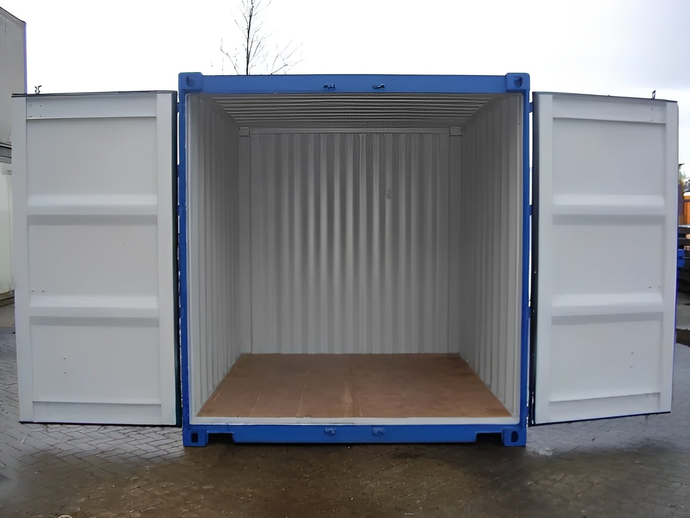 10ft X 8ft Shipping Container – Blue | Delivered United States - Image 2