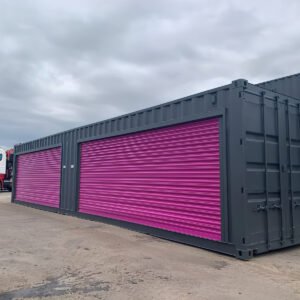 40ft x 8ft Shipping Container | Double Roll-Up Doors