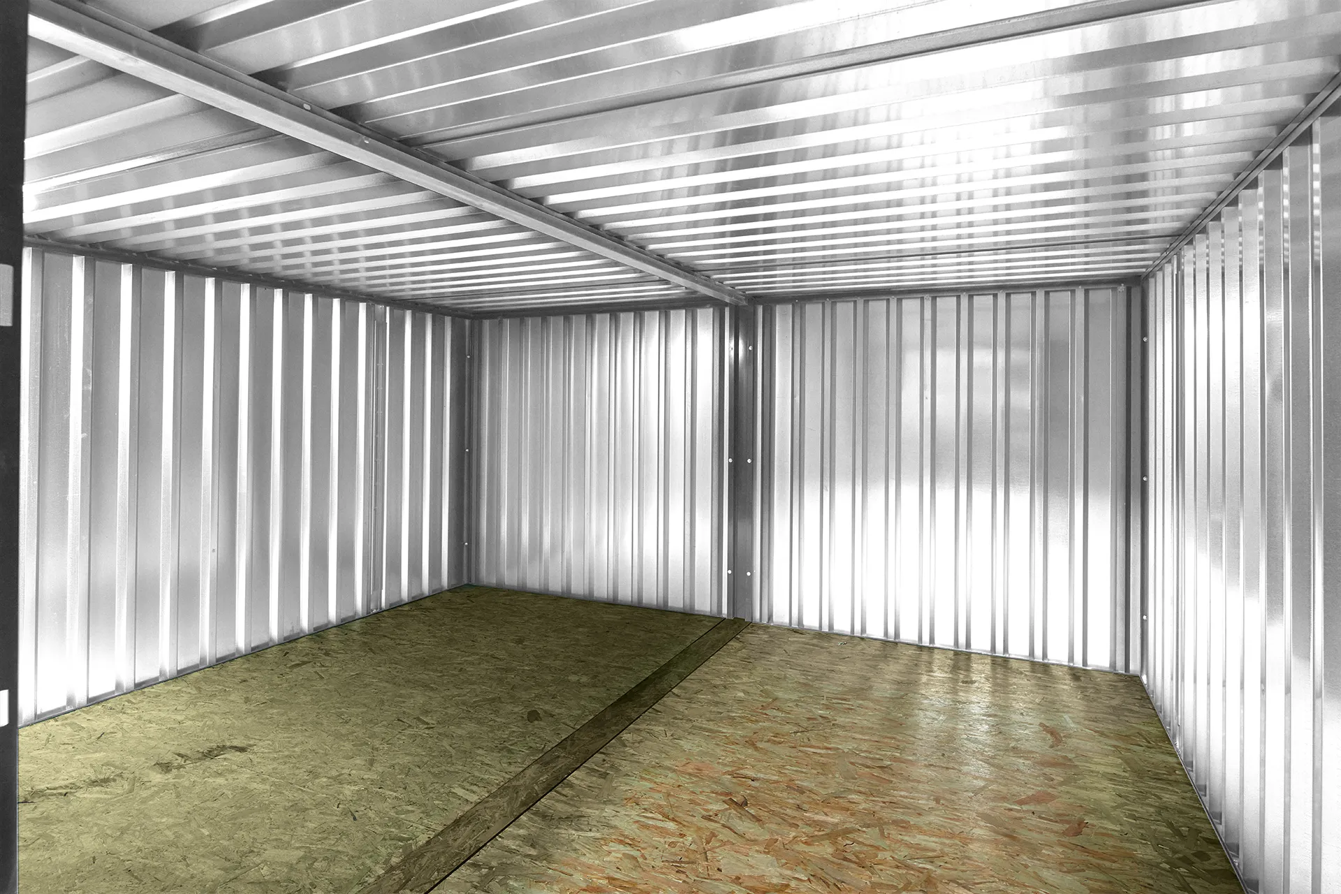 4m x 4.2m Side Linked Flat Pack Bundle | Galvanised - Image 3