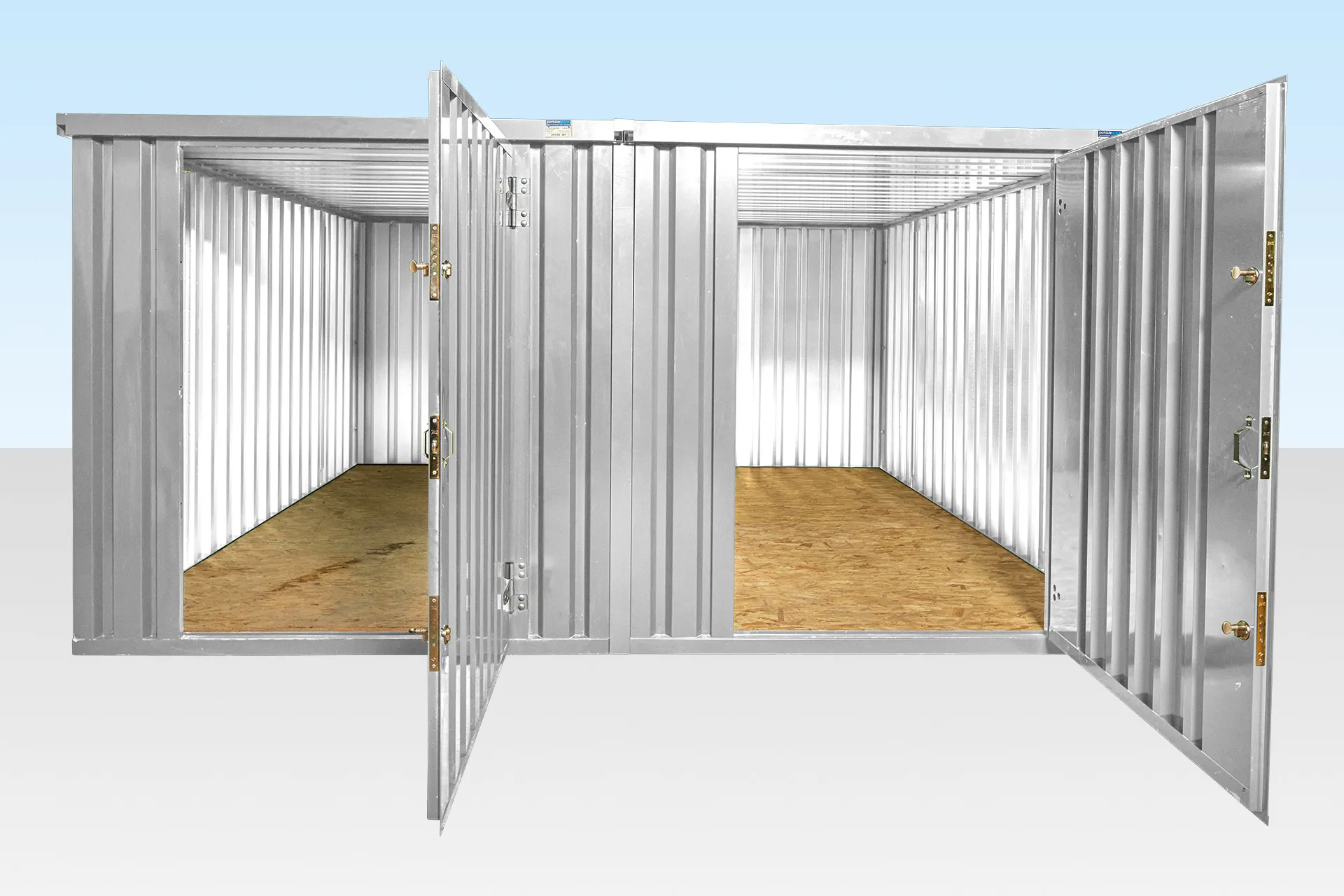 4m x 4.2m Side Linked Flat Pack Bundle | Galvanised - Image 2