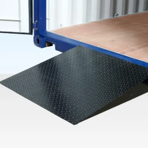 Container Loading Ramp | Chequer Plate Steel | Portable