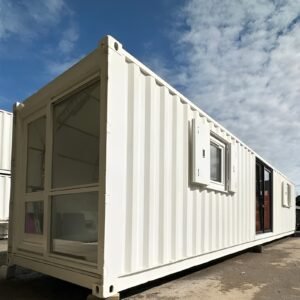 40ft Converted Shipping Container | Open Plan Office | Portable Building