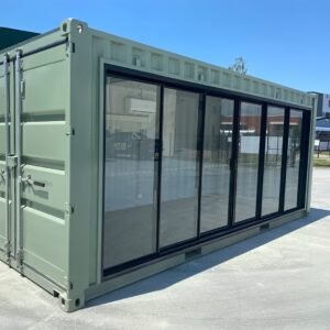 20ft Modified Container Office | Glass Door | AC