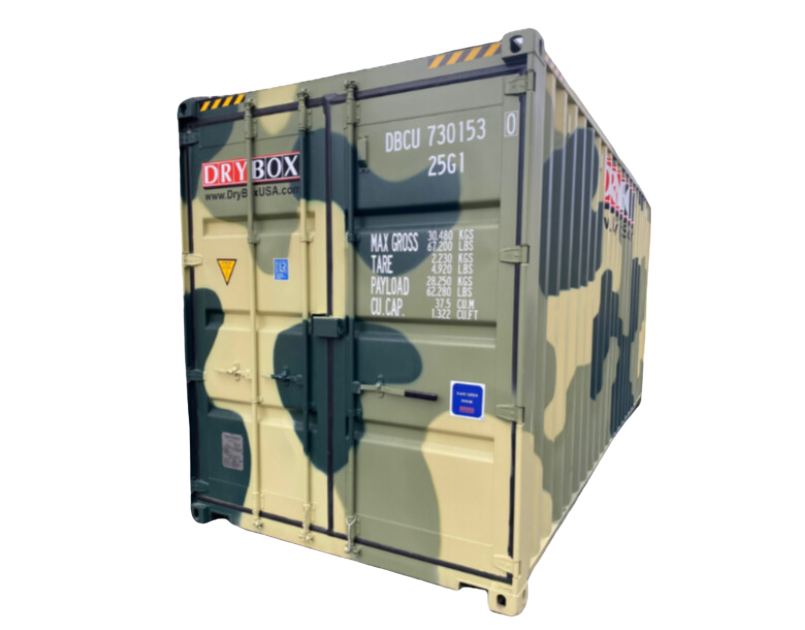 20ft New Shipping Container: CAMO