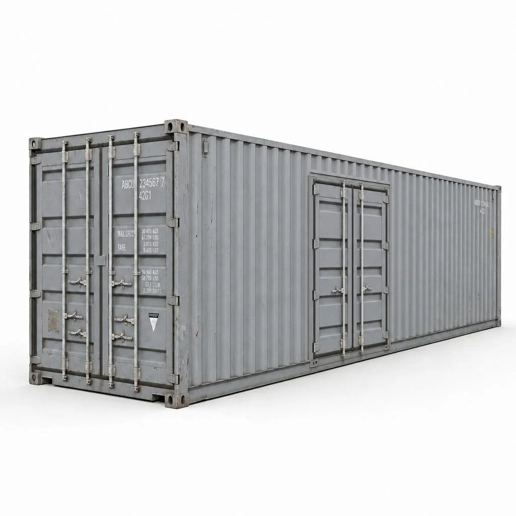 40ft Side Door Container – Used – Gray