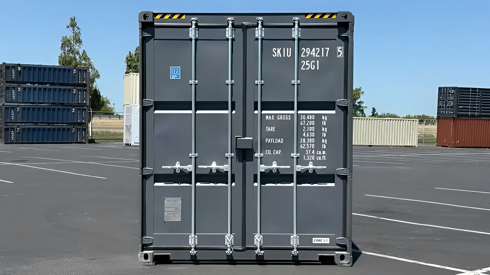 20ft High Cube Shipping Container – One-Trip (9ft 6in High) - Image 5