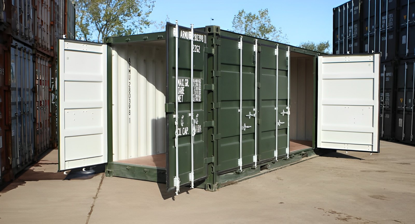 Used 20Ft Open Side / Full Side Access Container - Image 2