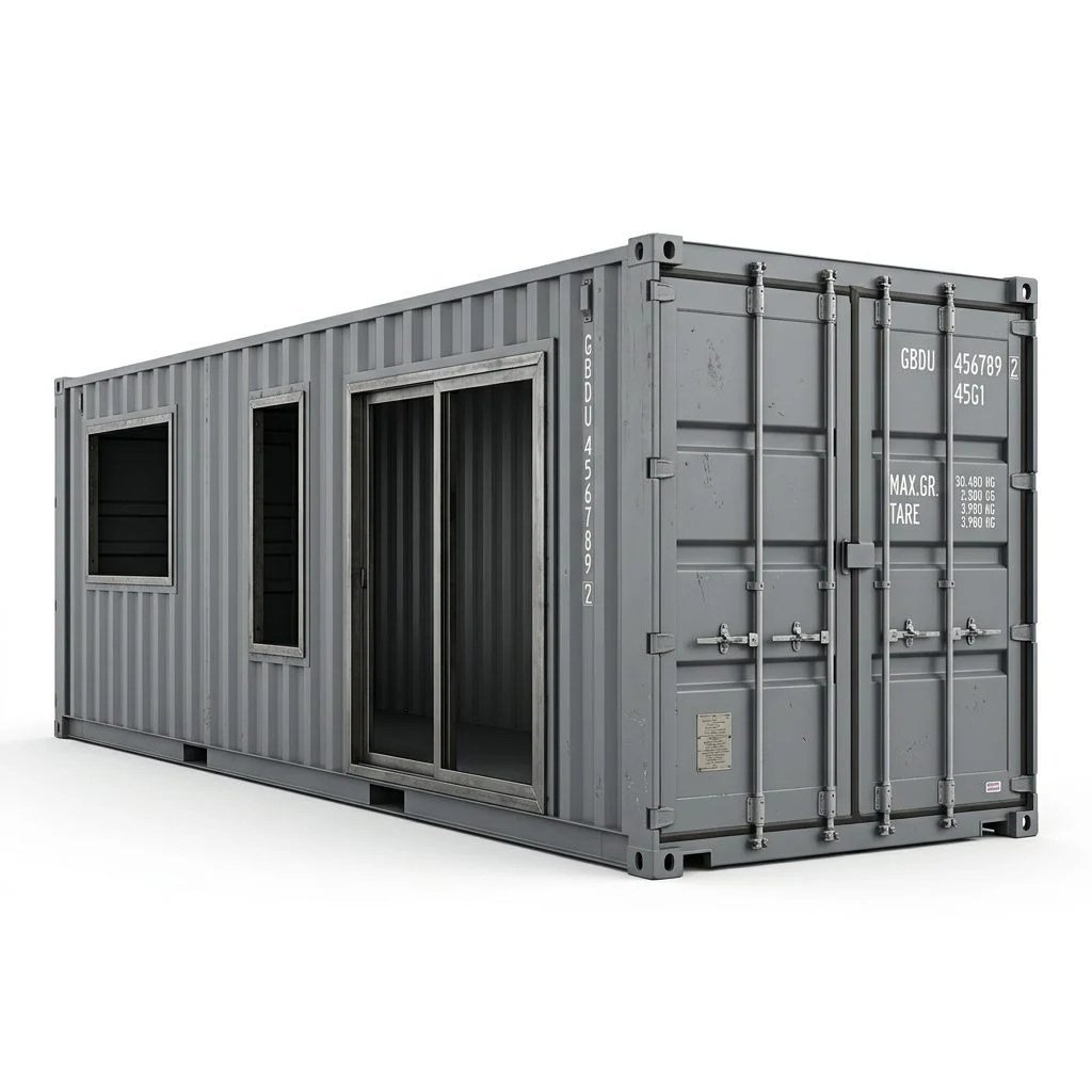 40ft HC 40ft Container Home Shell – Modified Shell – Gray