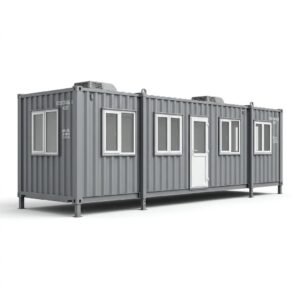 40ft Jackleg Office Cabin – Converted Cabin – Gray