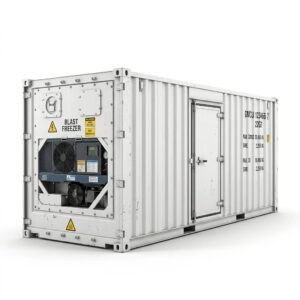 20ft Blast Freezer Container – Commercial Grade – White