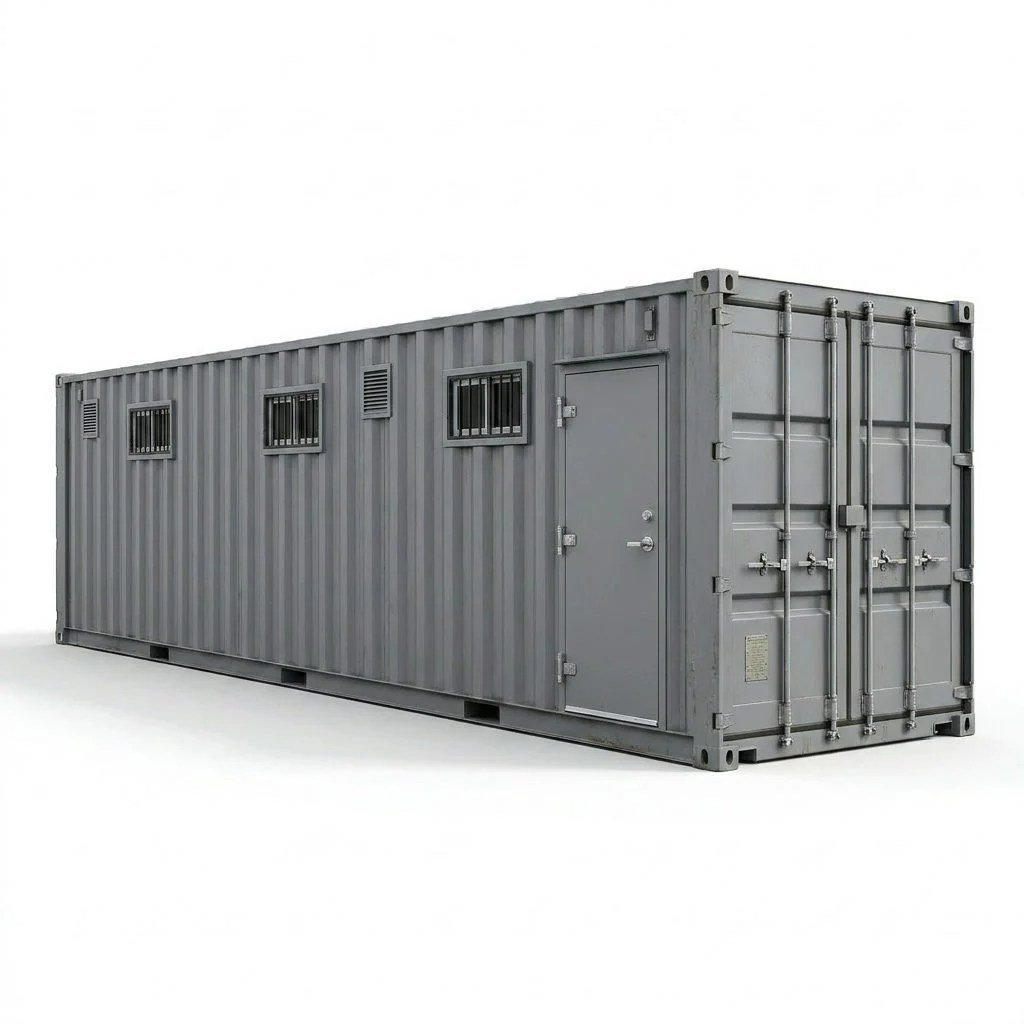 40ft Container Workshop – Modified – Gray