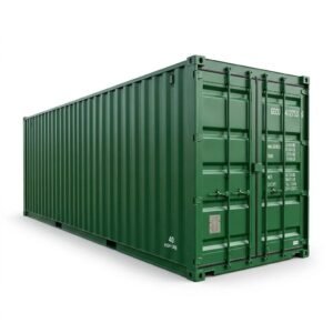 40ft High Cube Container – One-Trip – Green