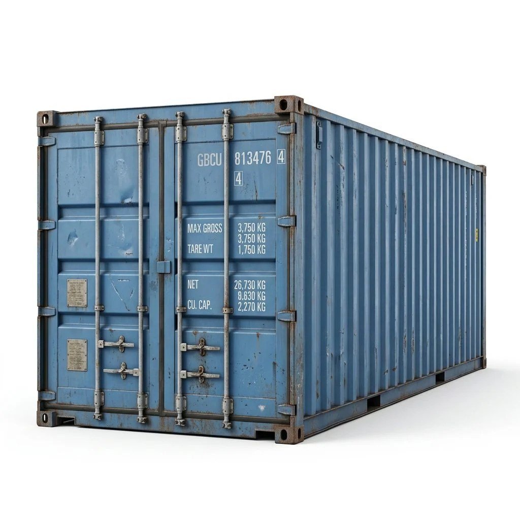 40ft Standard Dry Container – Used Cargo-Worthy – Blue