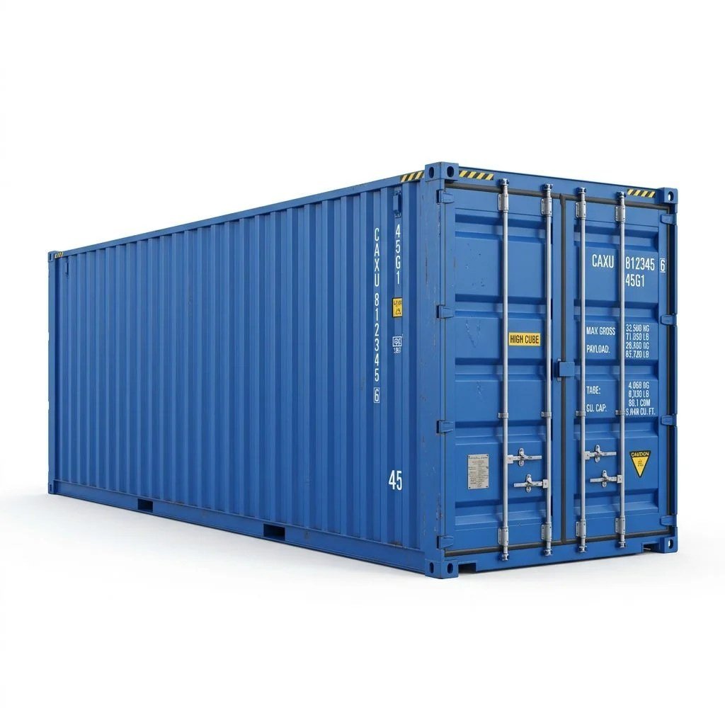45ft HC 45ft High Cube One-Trip Container – One-Trip – Blue